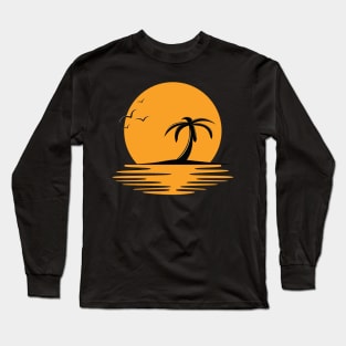 Overlook Bay Sunset Long Sleeve T-Shirt